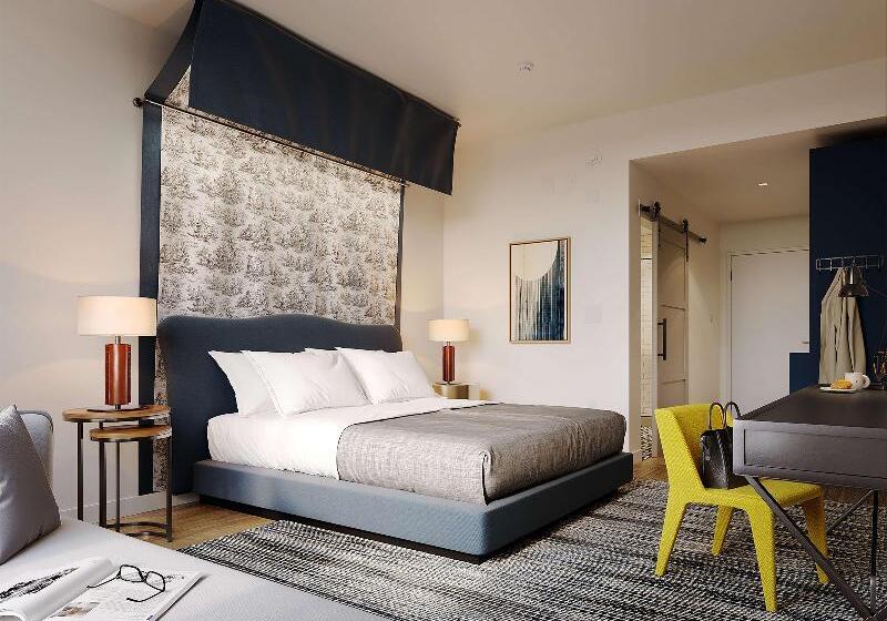 스탠다드 룸 킹사이즈 침대, Canopy By Hilton Boston Downtown