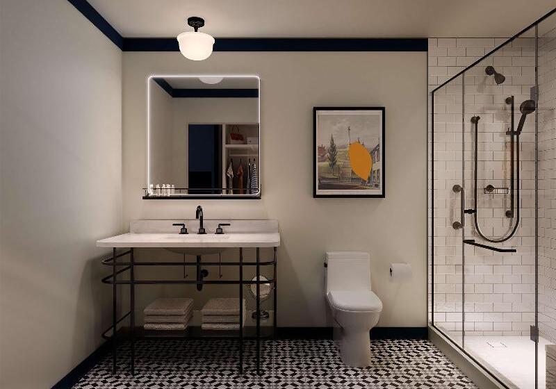 스탠다드 룸 킹사이즈 침대, Canopy By Hilton Boston Downtown