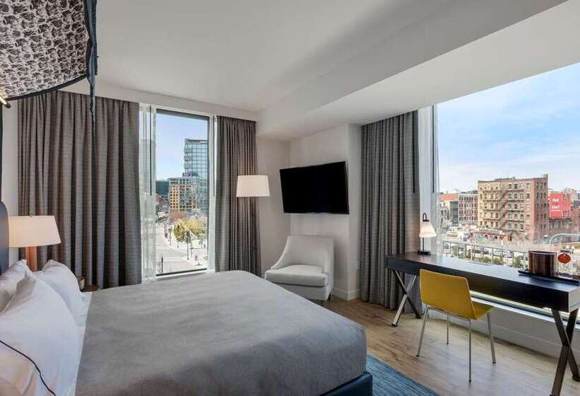 스탠다드 룸 킹사이즈 침대, Canopy By Hilton Boston Downtown