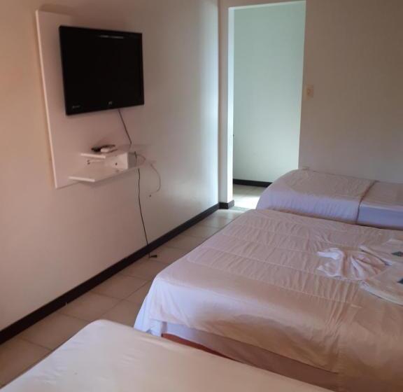 חדר סטנדרט לארבעה, Pousada Do Sol Meaipe