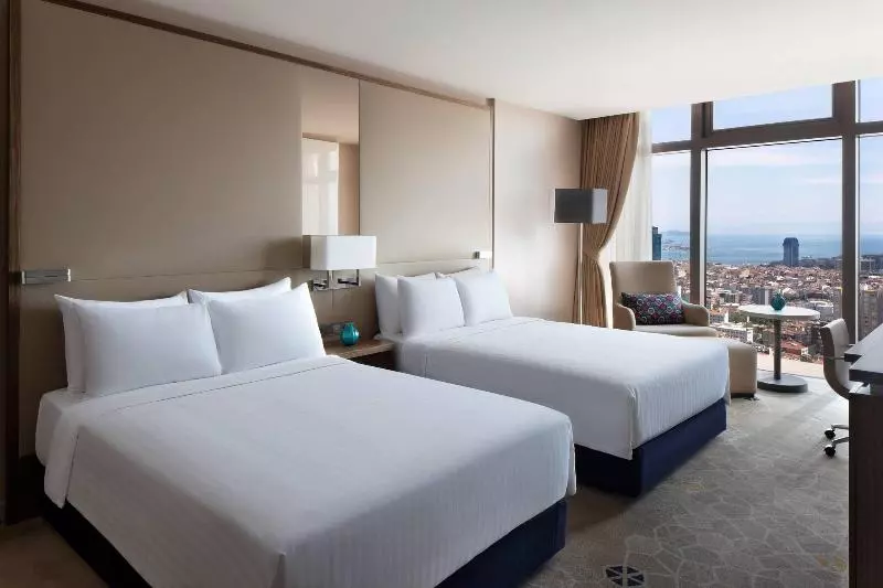 オーシャンビューデラックスルーム, Istanbul Marriott Hotel Sisli