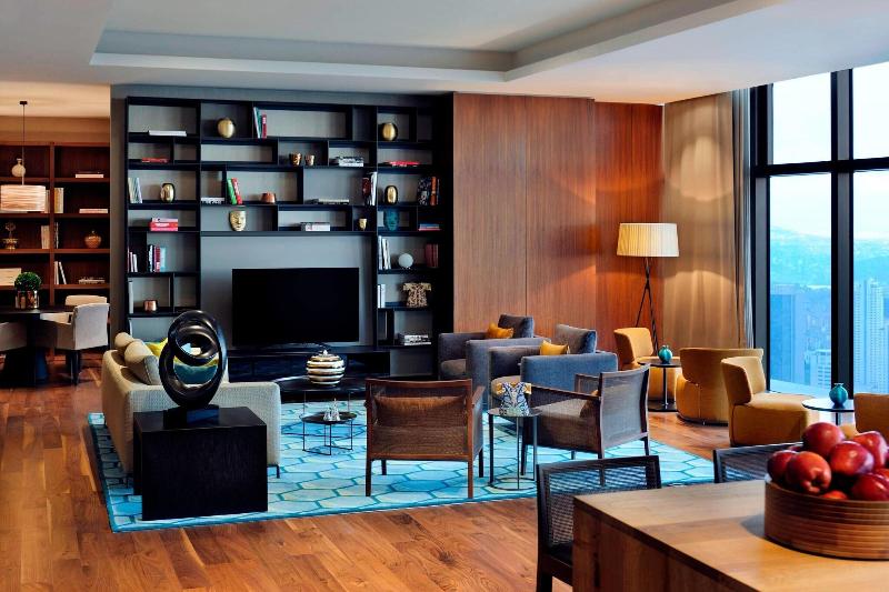 キングサイズベッドのエクゼクティブルーム, Istanbul Marriott Hotel Sisli