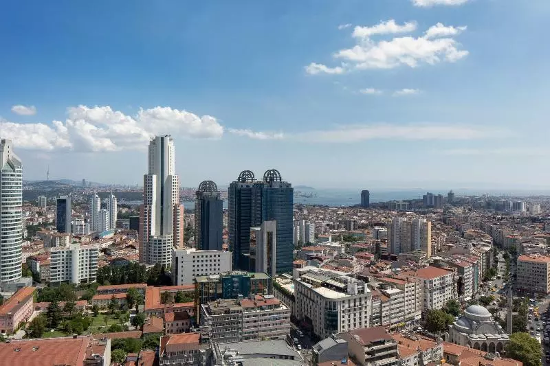 キングサイズベッドのエクゼクティブルーム, Istanbul Marriott Hotel Sisli