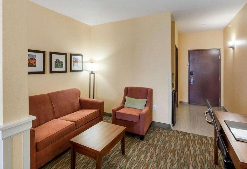 מיטת קינג בסוויטה, Comfort Suites Cotulla Near I35