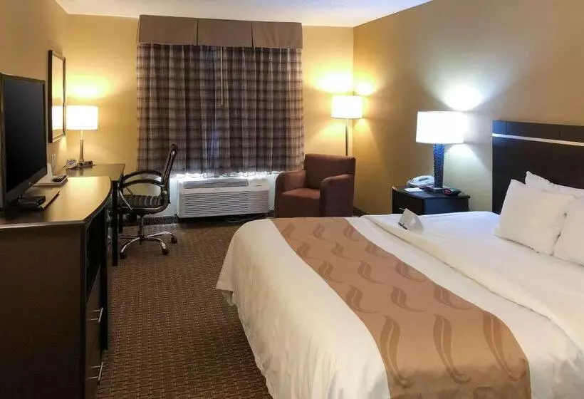 キングサイズベッドのスタンダードルーム, Quality Inn & Suites Sun Prairie Madison East