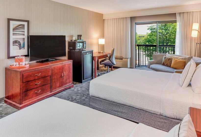 غرفه قياسيه سريرين مزدوجين, Courtyard By Marriot Cranbury South Brunswick