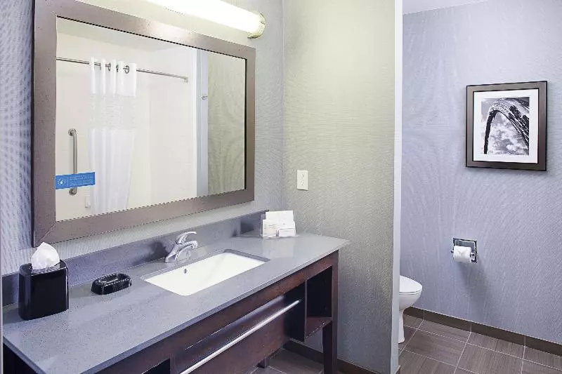 キングサイズベッドのスタンダードルーム, Hampton Inn & Suites Lansing West