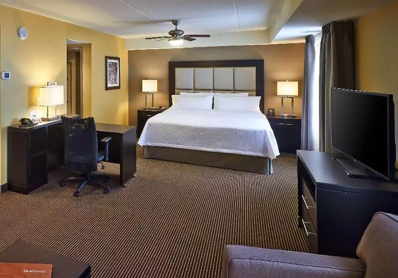 キングサイズベッドのスイートルーム, Homewood Suites By Hilton Hamilton, Ontario, Canada