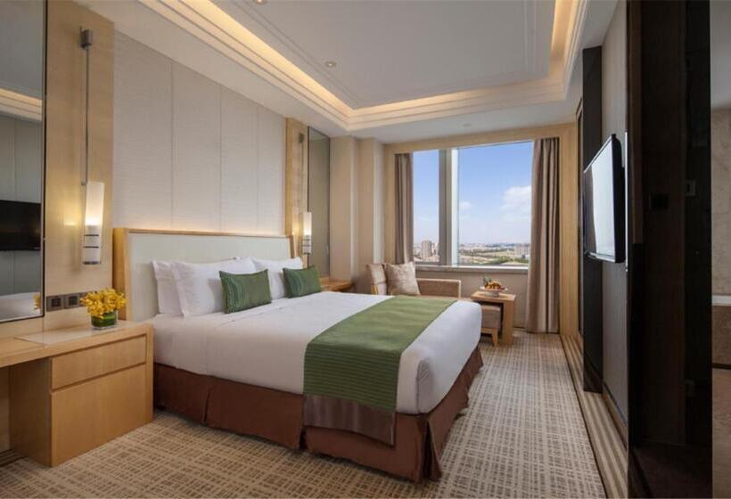 חדר סטנדרט מותאם לאדם עם מוגבלויות, Ramada Plaza Qiandeng Kunshan