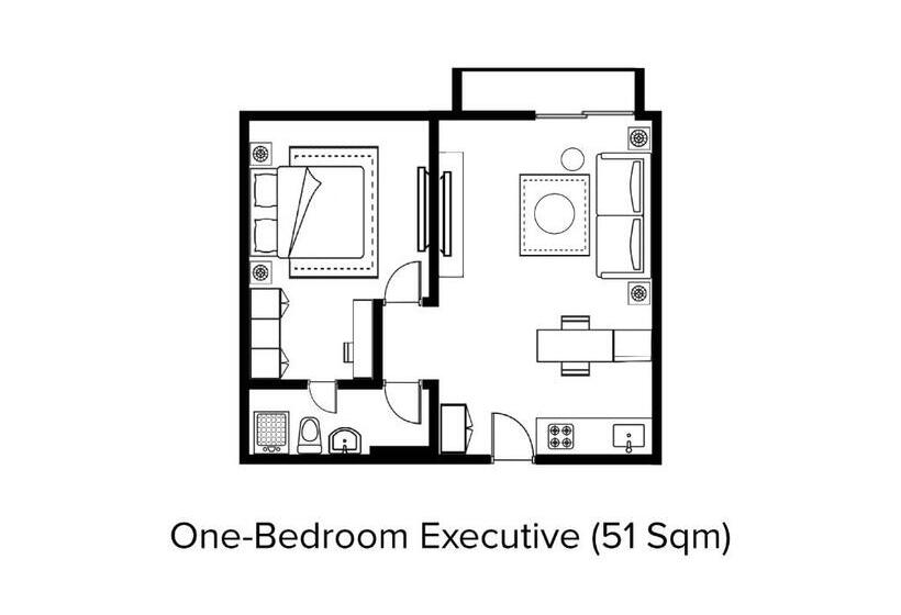 一ベッドルームエクゼクティブアパートメント, Citadines Sudirman Jakarta