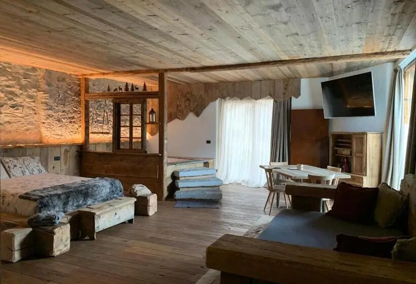 キングサイズベッドのスタンダードルーム, Al Bait Da Lucia Bormio