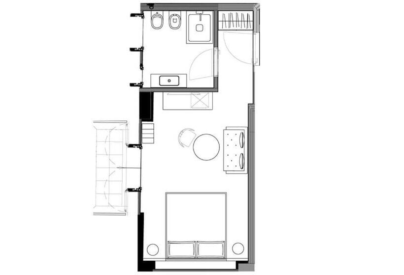 海景标准间带阳台, Windsor