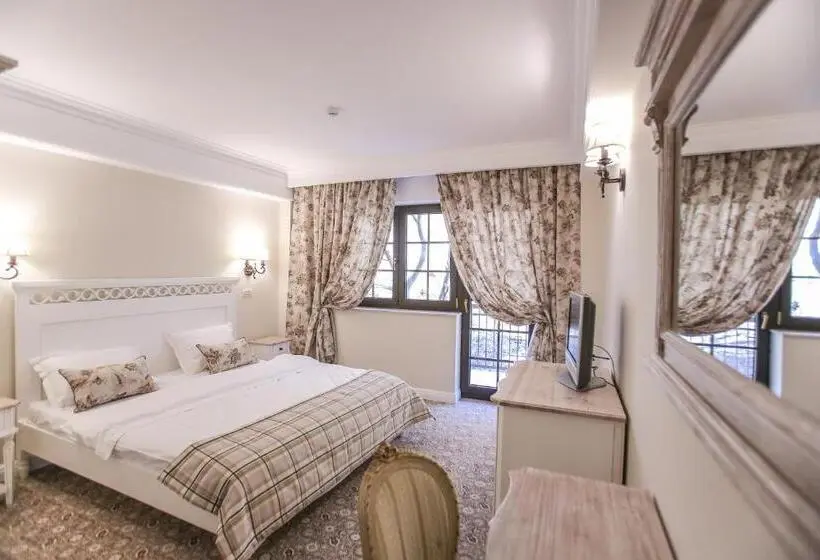 バルコニー付きスタンダードルーム, Pensiunea Dimitrios & Spa   Băile Herculane  Valea Cernei Terapie Spa  Relaxare A Minții și A Trupul