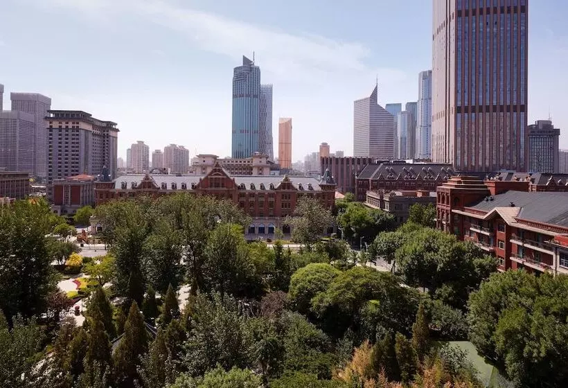 ダブルベッドスタンダードルーム, The Ritzcarlton, Tianjin