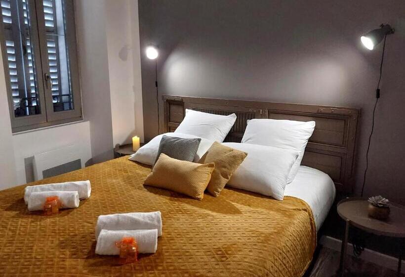 דירת חדר עם טרסה, La Maison Barnoin   Gîtes Et Chambres