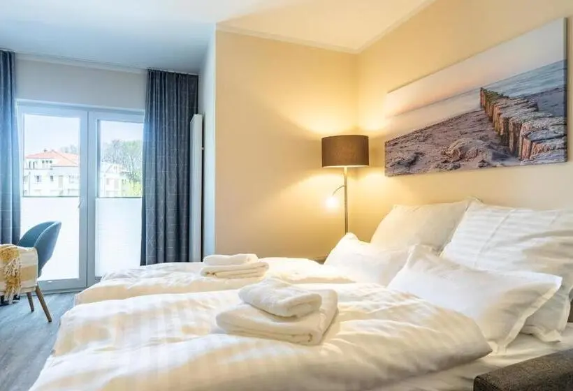 バルコニー付き１ベッドルームアパートメント, Ostsee Apartment