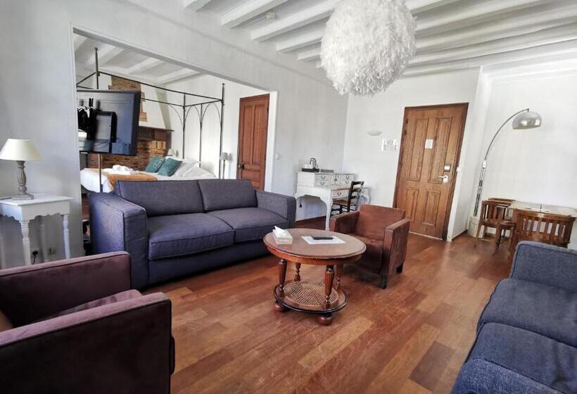 带露台的套间, La Residence Manoir De La Salamandre