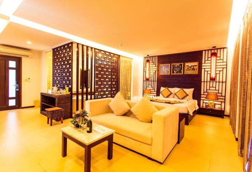 اتاق پریمیوم با چشمانداز باغ, Villa Del Sol Beach Resort & Spa