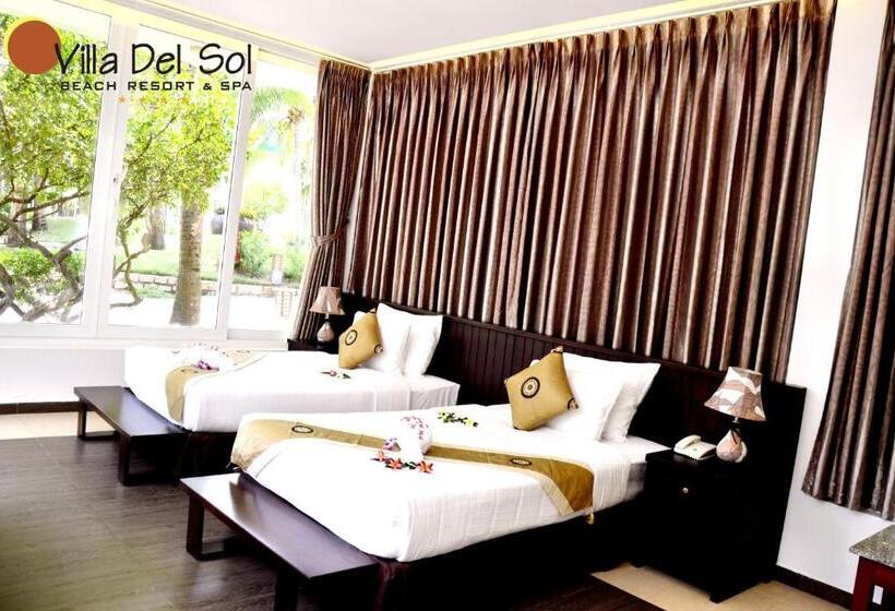اتاق لوکس با چشمانداز باغ, Villa Del Sol Beach Resort & Spa
