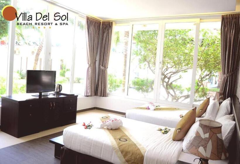 اتاق لوکس با چشمانداز باغ, Villa Del Sol Beach Resort & Spa