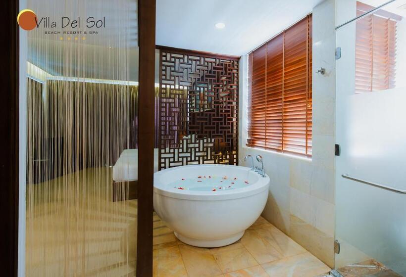 اتاق پریمیوم با چشمانداز باغ, Villa Del Sol Beach Resort & Spa