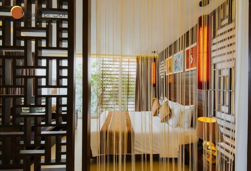 اتاق پریمیوم با چشم‌انداز باغ, Villa Del Sol Beach Resort & Spa