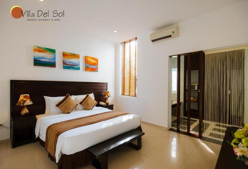 اتاق لوکس با چشمانداز باغ, Villa Del Sol Beach Resort & Spa