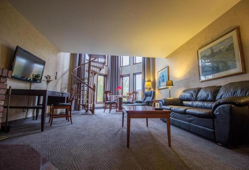 キングサイドベッドのスタンダードワンルーム, Hôtel Et Centre De Villégiature Lac Carling