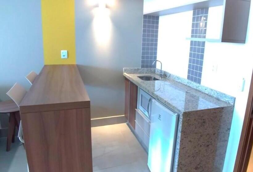 اتاق استاندارد با چشم‌انداز, Apartamento Em Resort De Olimpia