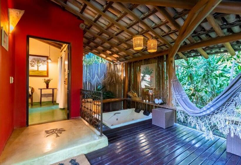 带大床的套房, Mata N'ativa Pousada