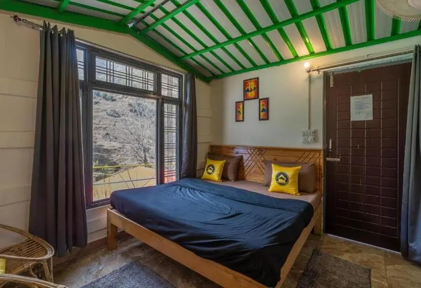Standard-huone Näkymä, The Hosteller Mussoorie By The Streamside, Kempty