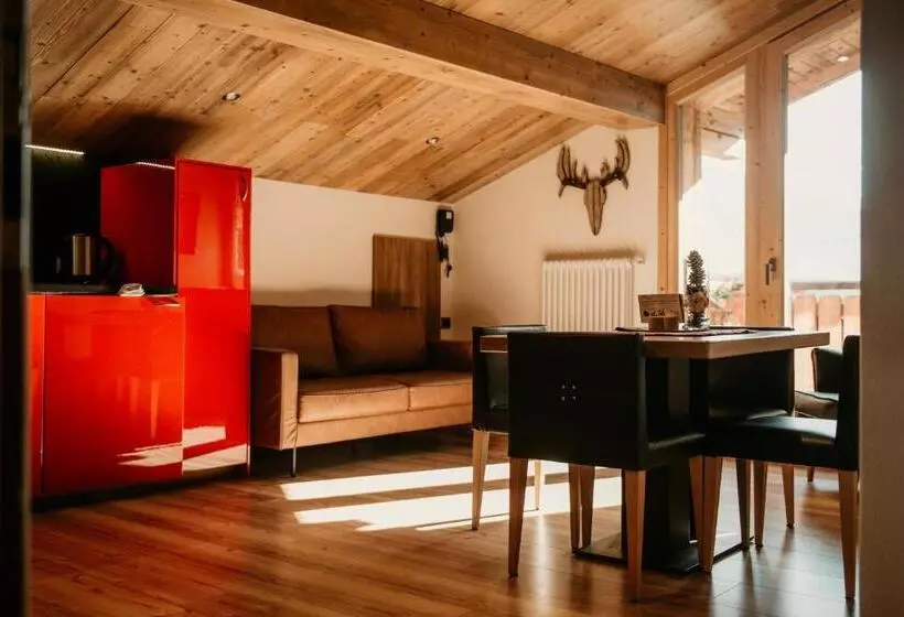 1ベッドルームのデラックスアパートメント, Alpen Hotel Chalet