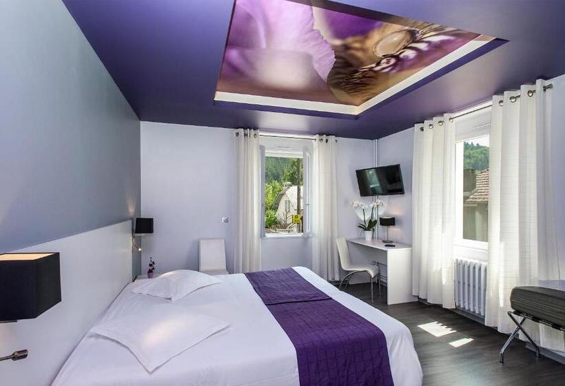 Номер Стандарт Адаптированный для Инвалидов, Logis Hotel Restaurant Des Gorges Du Tarn