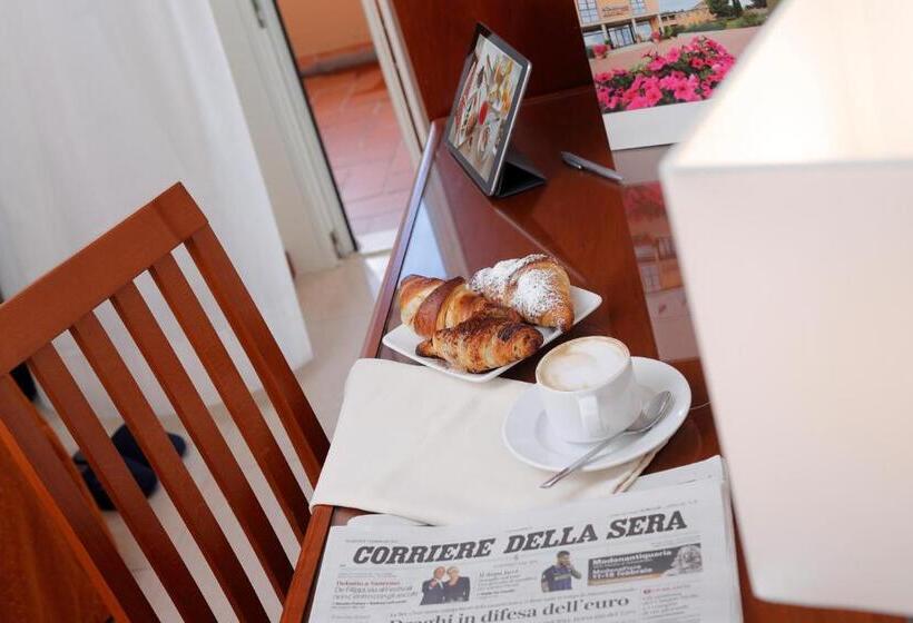 חדר סופריור עם מרפסת, Michelangelo