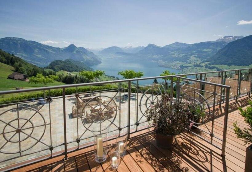 غرفة قياسية مطلّة علي البحيرة, Villa Honegg