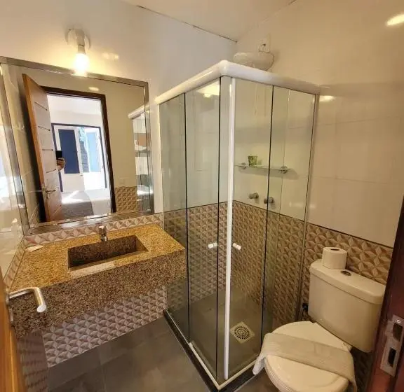 スタンダードインサイドビュールーム, Bahia Pelô Hostel