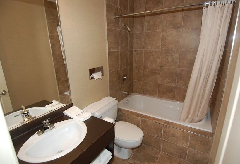 带2个双人床的标准工作室, Motel Capri Et Suites