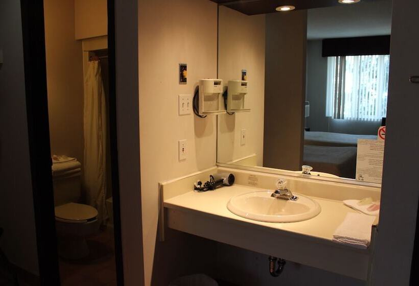 带2个双人床的标准工作室, Motel Capri Et Suites