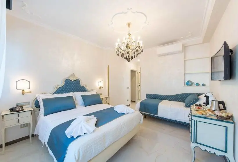 اتاق سه نفره سوپریور با چشم‌انداز دریا, B&b Palazzo Montesanto