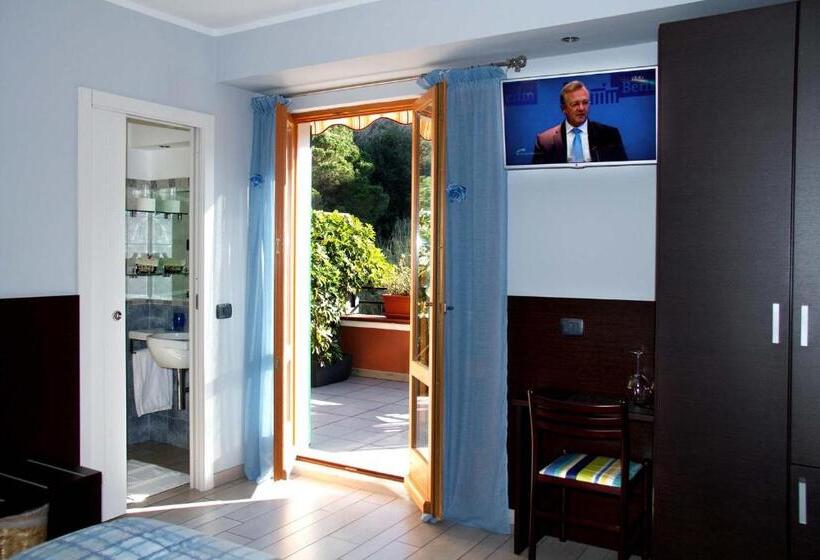 חדר סטנדרט נוף לים עם טרסה, Marvit Affittacamere