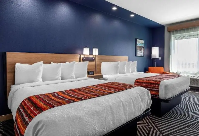 身障者適用クイーンサイズベッドルーム, Best Western Plus Amarillo East