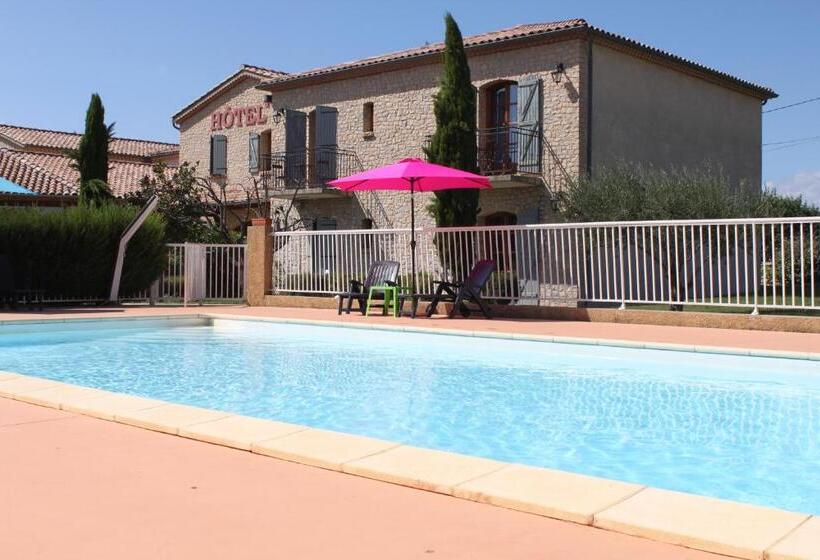 스탠다드 트리플 발코니 룸, Logis Hôtel Restaurant Le Mas De Mon Père