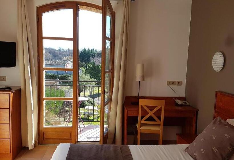 스탠다드 발코니 룸, Logis Hôtel Restaurant Le Mas De Mon Père