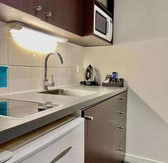 إستوديو قياسى سرير كينج, Airport Christchurch Motel