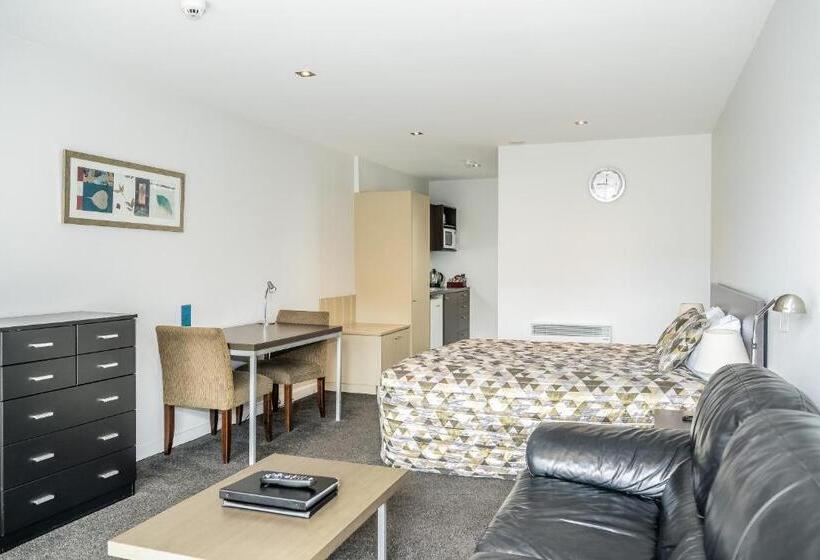 إستوديو قياسى سرير كينج, Airport Christchurch Motel