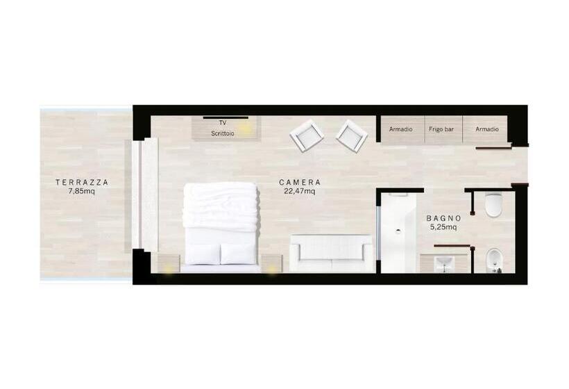 Номер Superior Боковой Вид на Море, Europa