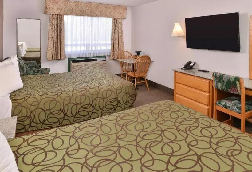 2ダブルベッドのスタンダードルーム, Canadas Best Value Inn Valemount