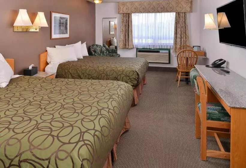 2ダブルベッドのスタンダードルーム, Canadas Best Value Inn Valemount