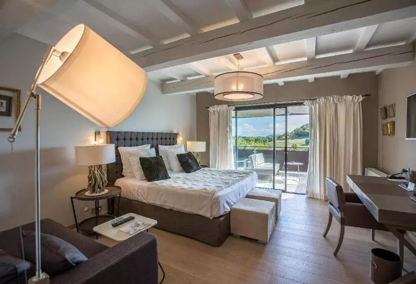 景色の見えるデラックスルーム, La Bastide Saint Georges & Spa
