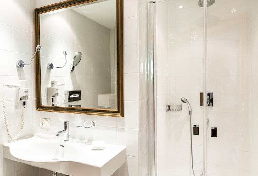 חדר יחיד עם טרסה, Salzburg Hotel Holznerwirt